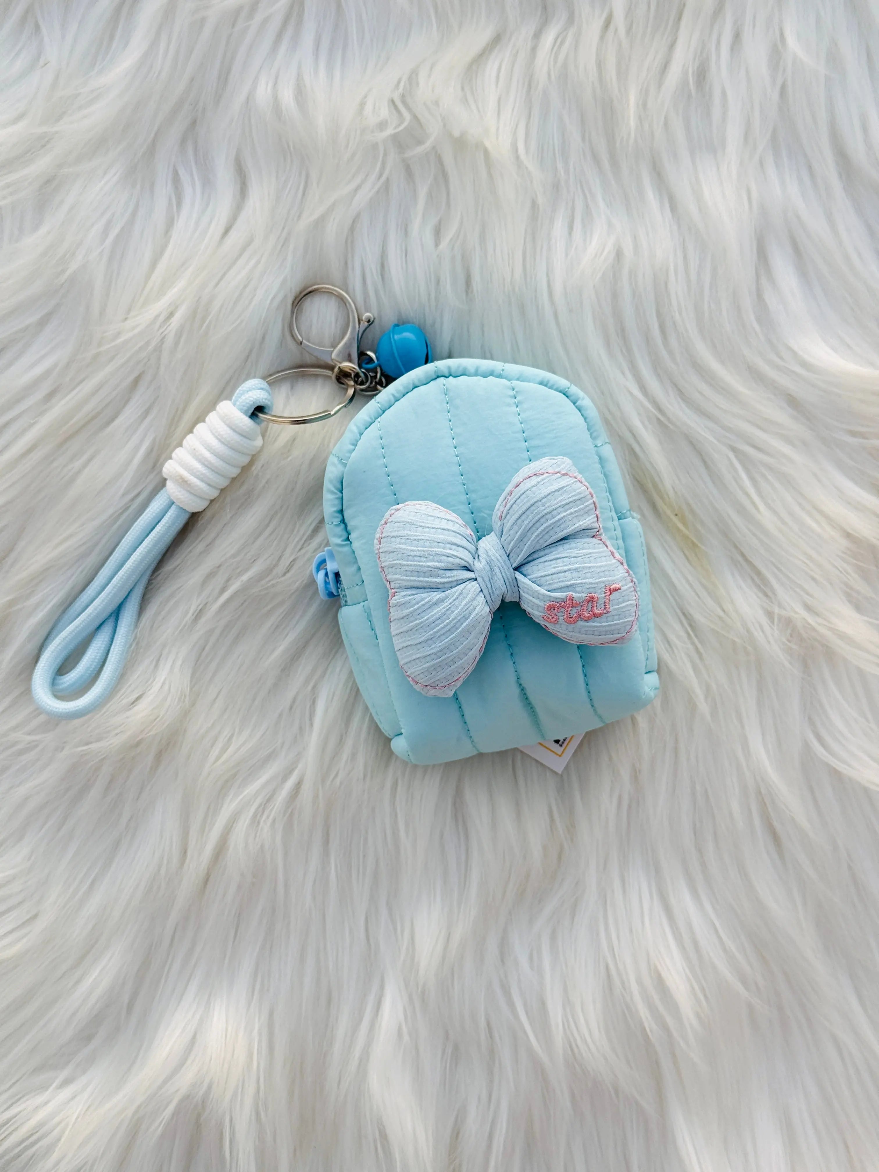 Cute Bow Mini Backpack Coin Pouch SparkelsSparkels