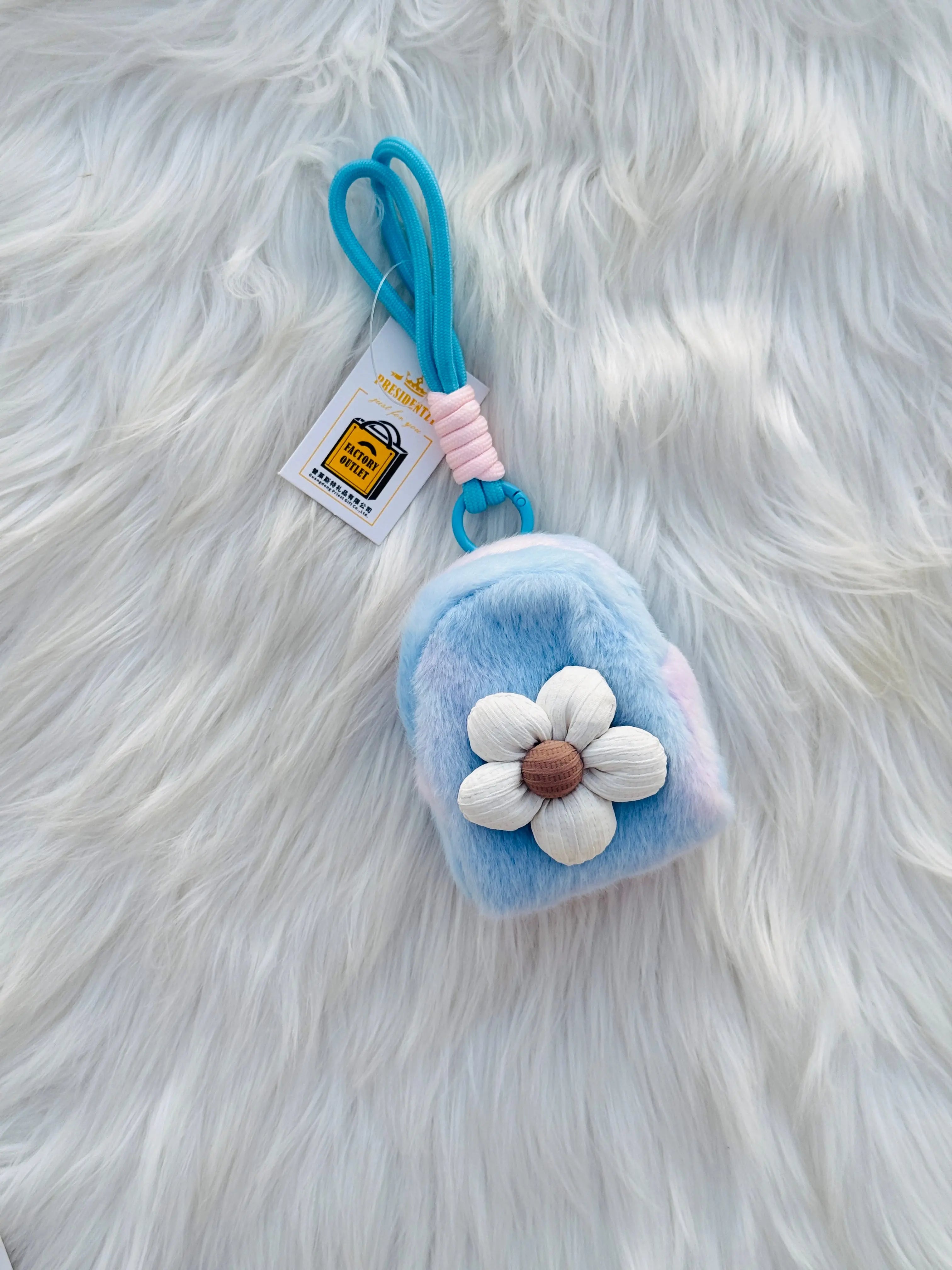 Cute Flower Mini Backpack Keychain Pouch SparkelsSparkels