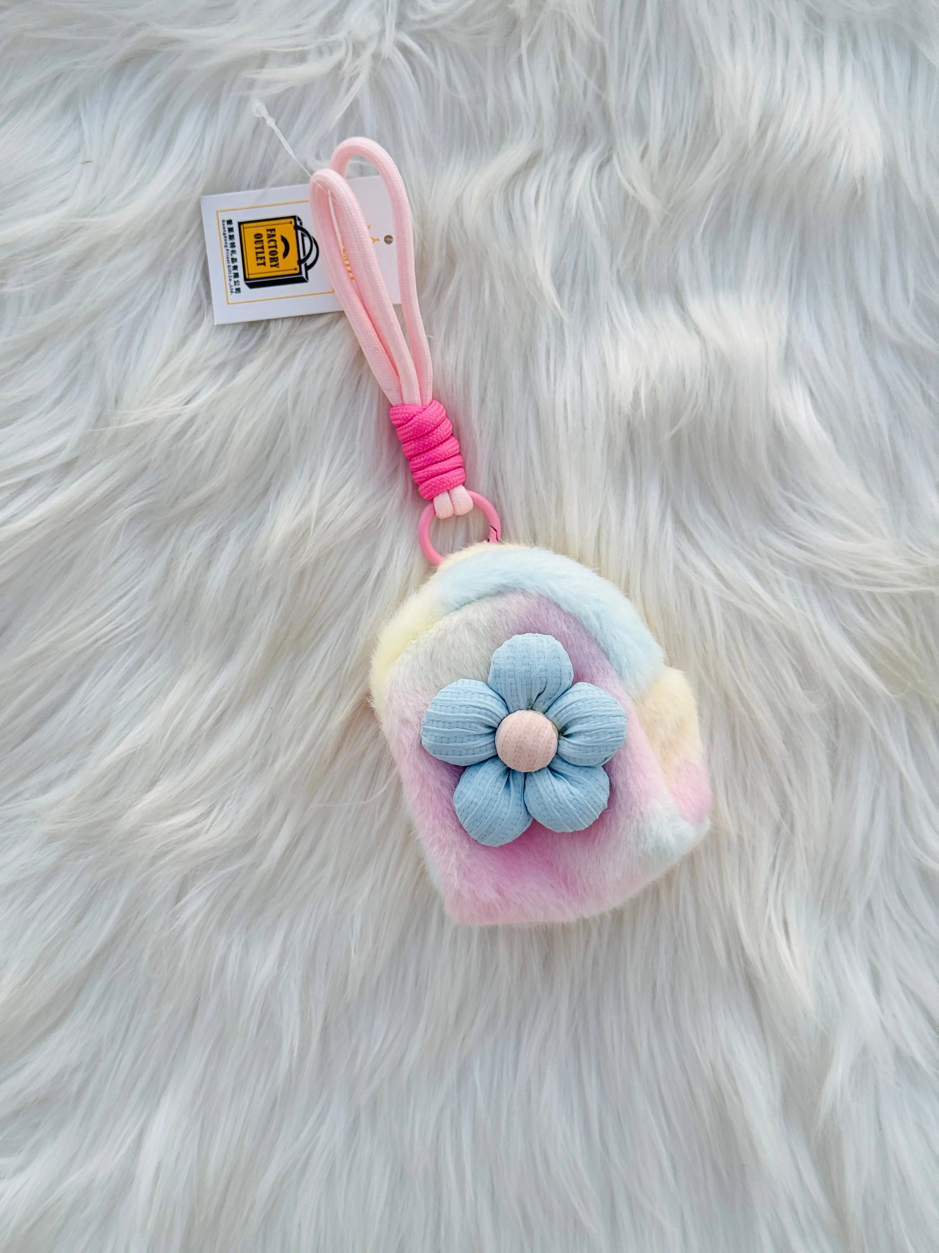 Cute Flower Mini Backpack Keychain Pouch SparkelsSparkels