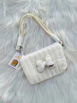 Cute Pastel Bow Mini Handbag Soft Girl Small Purse for Girls SparkelsSparkels