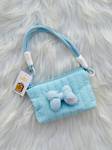Cute Pastel Bow Mini Handbag Soft Girl Small Purse for Girls SparkelsSparkels