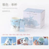 Ocean Seashell Ceramic Mug Starfish Coffee Cup Gift Set with Ocean Themed Box