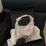 Elegant Jacquard Hobo Shoulder Bag Vintage Floral Crossbody Handbag for Women