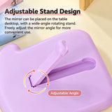 Cute Toast Shaped Adjustable Cosmetic Table Mirror
