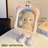 Cute Bigfoot Cartoon Standing Makeup Mirror