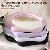 Aesthetic Irregular Wavy Table Mirror with Foldable Stand