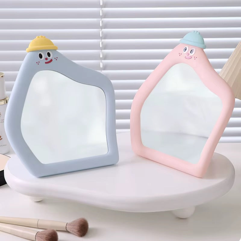 Cute Cartoon Character Table Mirror Aesthetic Makeup Mirror