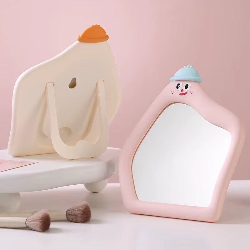Cute Cartoon Character Table Mirror Aesthetic Makeup Mirror