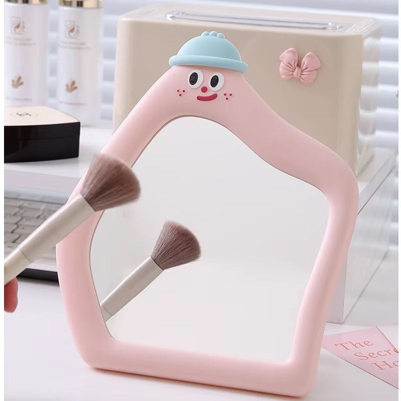 Cute Cartoon Character Table Mirror Aesthetic Makeup Mirror