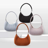 Pleated Soft Shoulder Bag Lightweight & Stylish Handbag for Women SparkelsSparkels