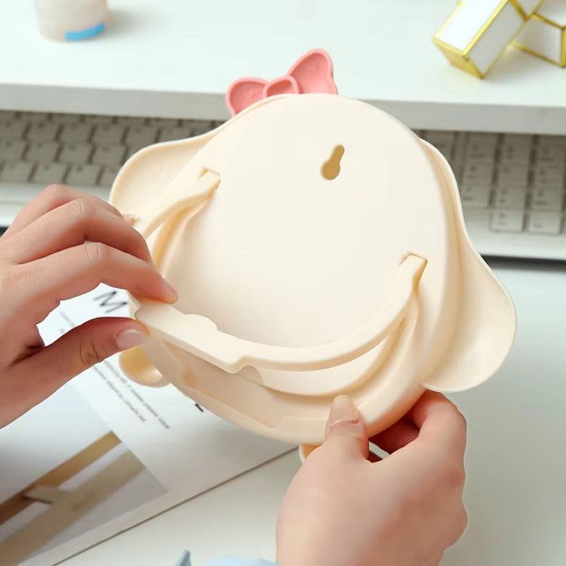 Cute Kawaii Bow Character Makeup Mirror