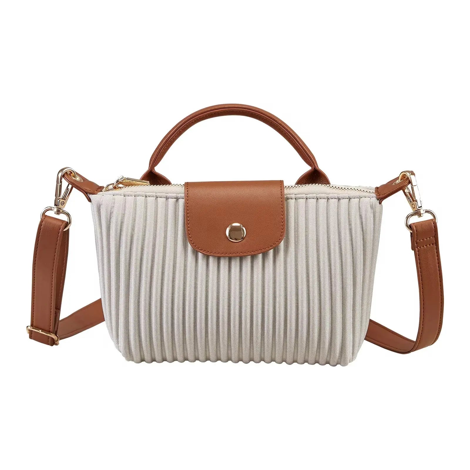 Pleated Mini Crossbody Bag Lightweight & Chic Everyday Purse Sparkels 5289.00 Sparkels