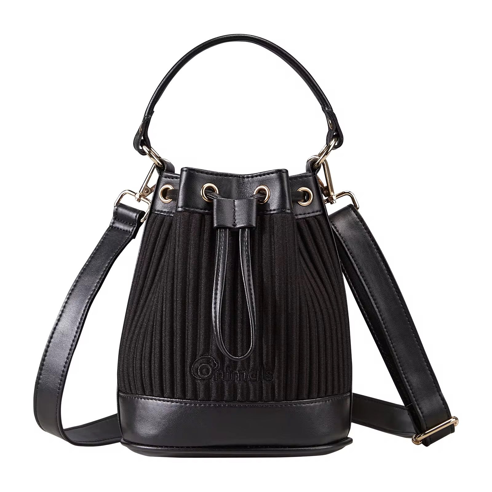 Pleated Bucket Bag Elegant & Lightweight Crossbody Handbag