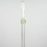 Cute Flower Glass Straw Reusable Transparent Drinking Straw