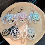 Elegant Pearl Flower Keychain Luxury Bag Charm