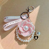 Elegant Pearl Flower Keychain Luxury Bag Charm