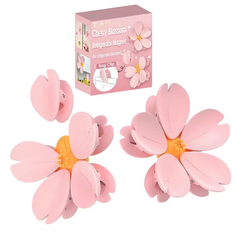 Cute Flower Snack Bag Clip Airtight Sealing Clamp for Chips & Food Storage
