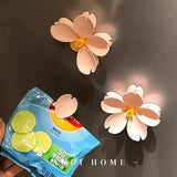 Cute Flower Snack Bag Clip Airtight Sealing Clamp for Chips & Food Storage