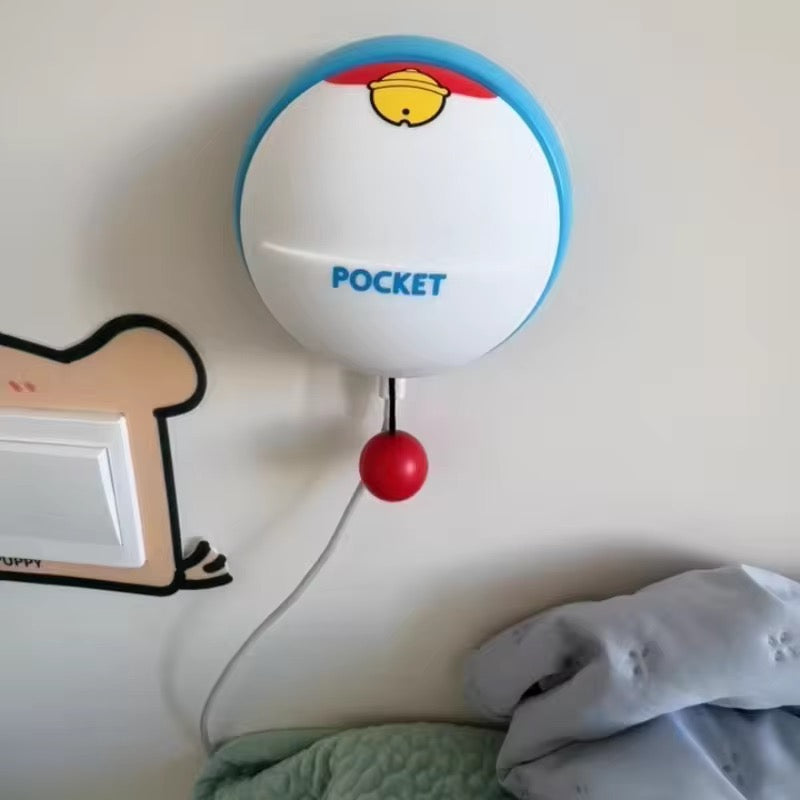 Cute Pull Switch Night Light with 3 Brightness Levels Aesthetic Bedside Lamp