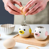 Cute Chick Egg Separator Fun Kitchen Tool for Egg Yolk & White Separation