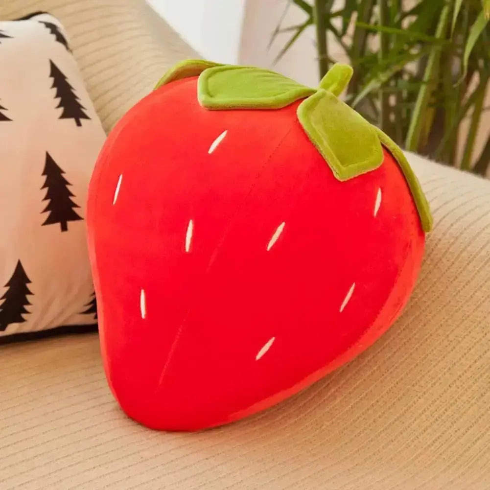 Giant Strawberry Plush Toy Soft Cute Pillow Cushion