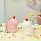 Cute Snack Pick Holder Cartoon Toothpick Dispenser with Fruit Forks