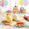 Cute Snack Pick Holder Cartoon Toothpick Dispenser with Fruit Forks