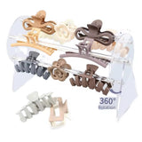 360° Rotating Hair Clip Organizer Multi-Layer Claw Clip Storage Stand