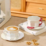 Luxury Bow Handle Cup & Saucer Set