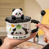 Cute Baby Panda Ceramic Mug Without Spoon