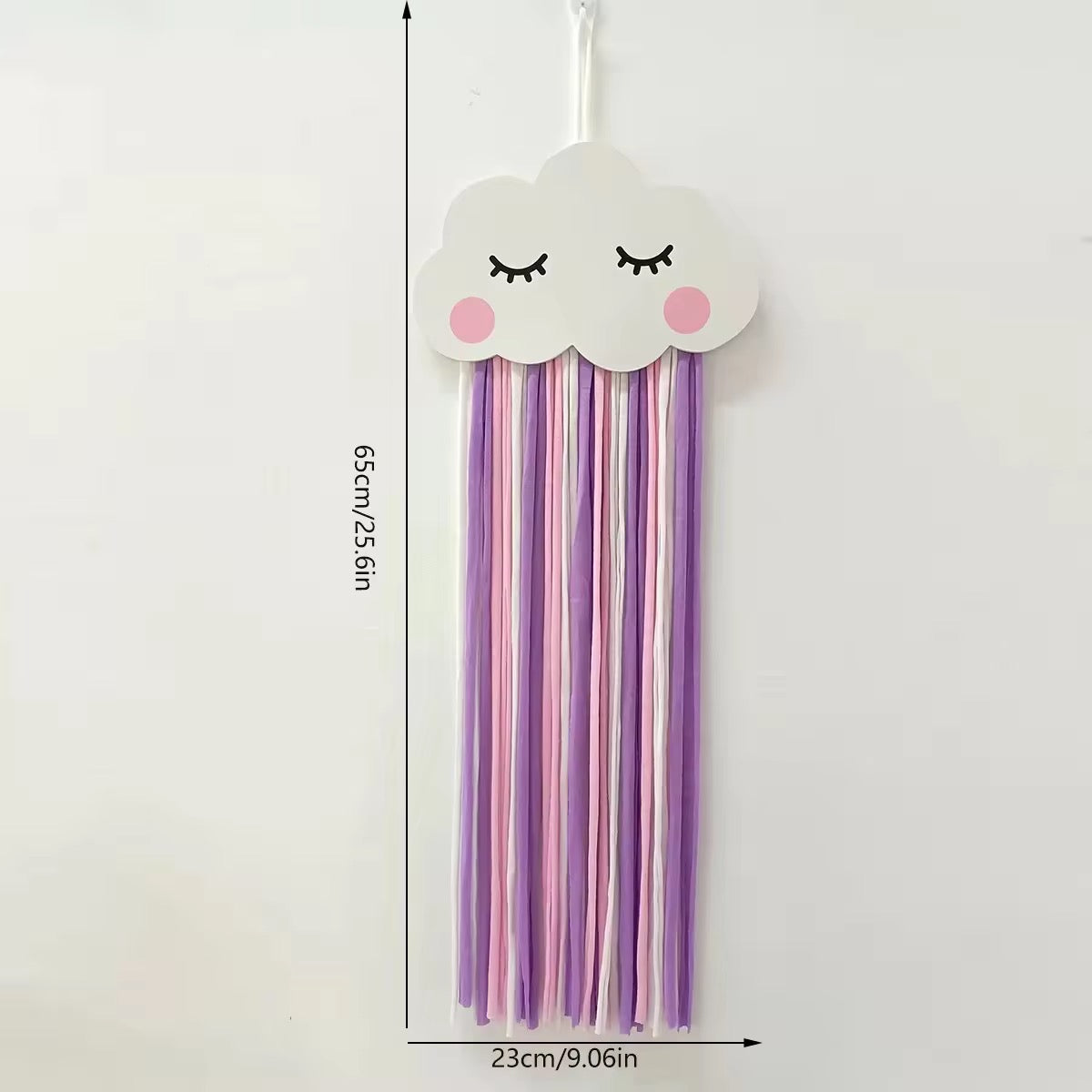 Rainbow Cloud Hair Clip Holder