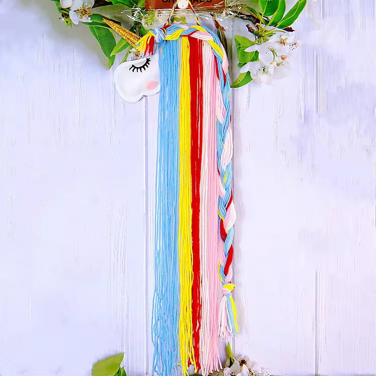 Unicorn Rainbow Hair Clip Holder & Wall Decor