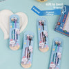 Cute Sea Otter Twin Gel Pen Set 0.5mm Black Ink Kawaii Stationery (2-Pack)