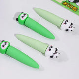 Cute Panda Ballpoint Pen Kawaii Soft Grip Black Ink Writing Pen