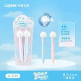 Cute Cloud LED Gel Pen 0.5mm Kawaii Light Up Black Ink Pen