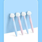 Cute Cloud LED Gel Pen 0.5mm Kawaii Light Up Black Ink Pen