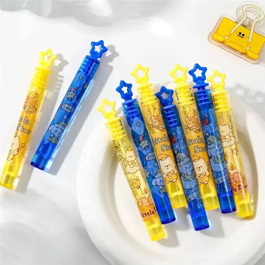 Little Star Bubble Wand Tube Mini Bubble Maker for Kids