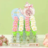 Cute Flower Bubble Wand Kids Soap Bubble Toy with Daisy Handle