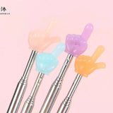Cute Telescopic Glow Finger Pointer Stick Extendable Hand Pointer Toy for Kids