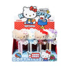 Cute Plush Kitty Push Gel Pen Soft Stuffed Character Black Ink Pen