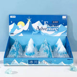 Frozen Adventure Iceberg Slime Crystal Clear Glacier Butter Slime for Kids