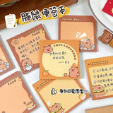 Capybara Sticky Notes Cute Memo Pads