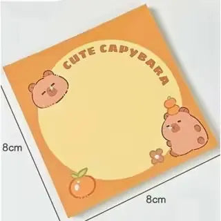 Capybara Sticky Notes Cute Memo Pads