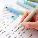 Pastel Pocket Highlighter Set Soft Aesthetic Markers (4pcs)