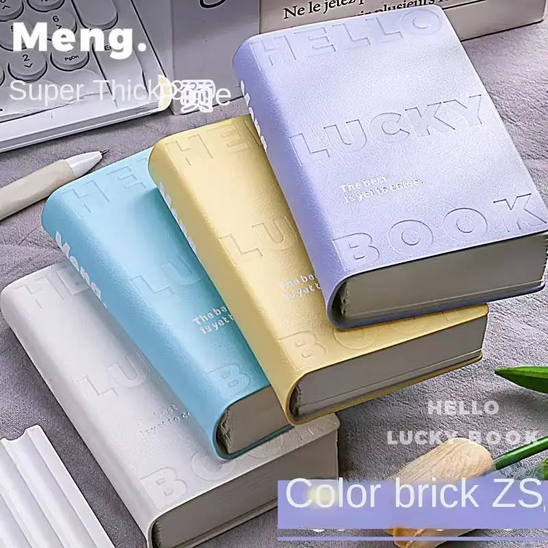 Minimalist Hardcover Notebook Aesthetic Lucky Book Journal