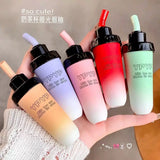 Milk Tea Cup Matte Lip GlazeSoft Velvet Lip Tint Long Lasting Blurred Lip Stain
