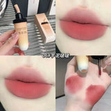 Milk Tea Cup Matte Lip GlazeSoft Velvet Lip Tint Long Lasting Blurred Lip Stain