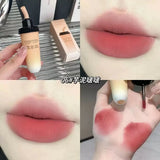 Milk Tea Cup Matte Lip GlazeSoft Velvet Lip Tint Long Lasting Blurred Lip Stain