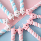 Cute Unicorn Marshmallow Twist Gel Pen