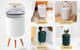 Smart Motion Sensor Trash Can Automatic Lid Small Plastic Waste Bin for Bedroom, Bathroom, Kitchen & Office